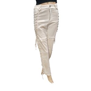 I.AM.GIA Holly Pant Lace Up High Waist Straight legs Size S